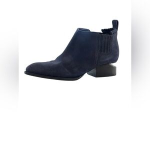Alexander Wang Kori navy ankle boots